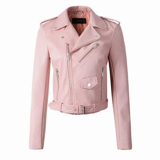Thalira | Veste motard zippée pour femme