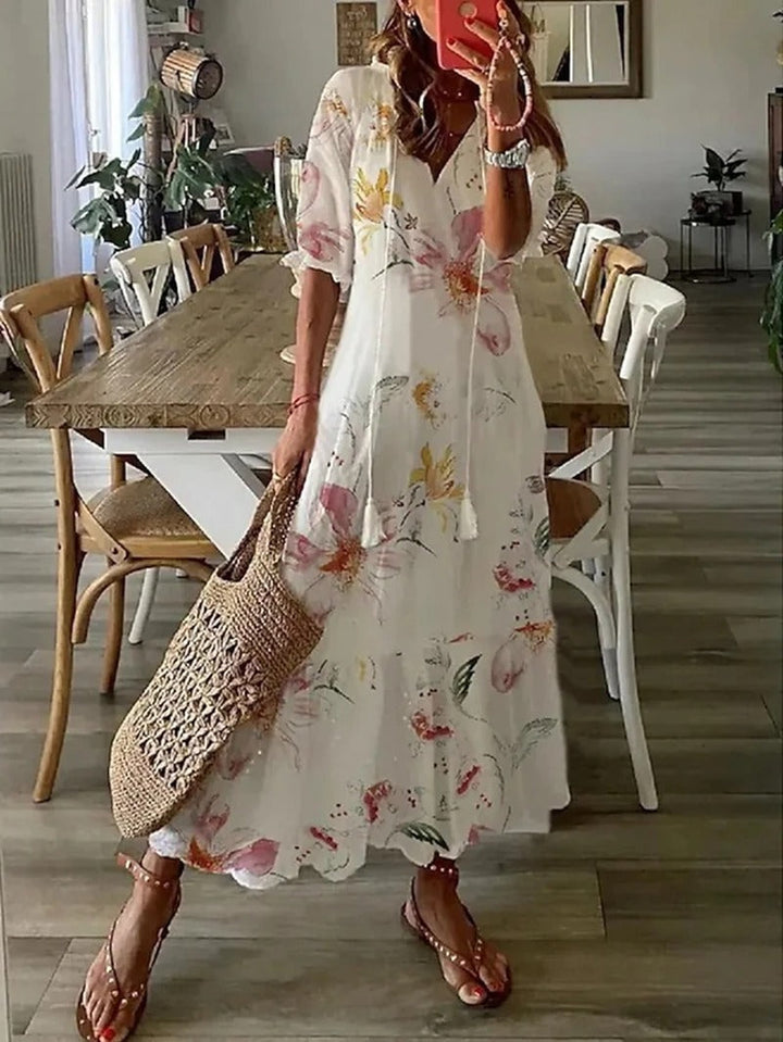 Laurence | Robe Bohème Maxi pour femmes