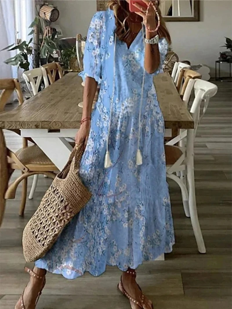 Laurence | Robe Bohème Maxi pour femmes