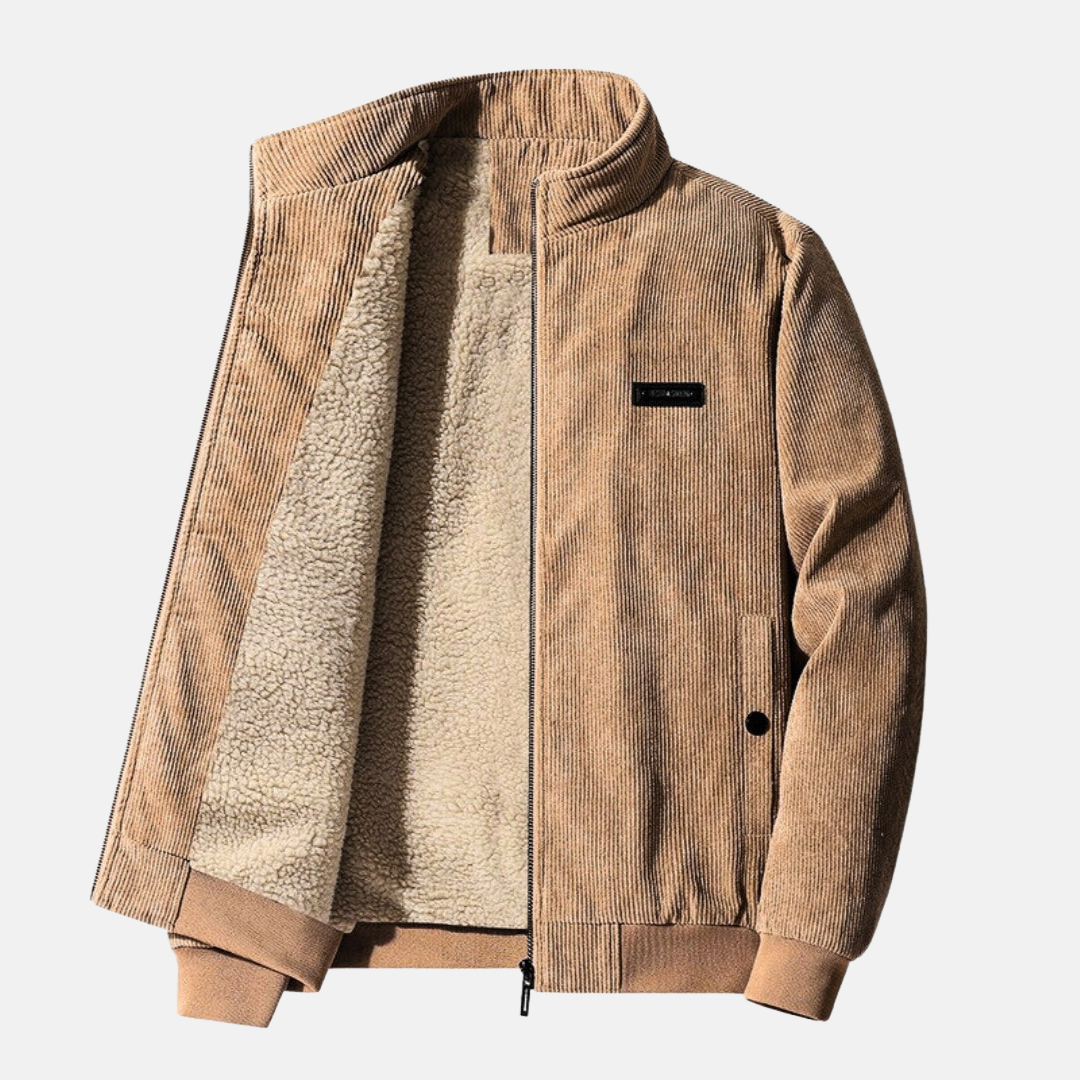 Leonel | Veste en velours côtelé au style vintage d'automne pour homme