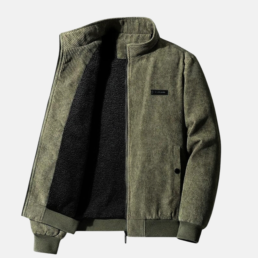 Leonel | Veste en velours côtelé au style vintage d'automne pour homme