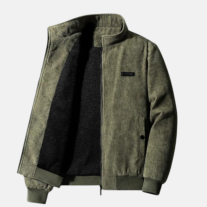 Leonel | Veste en velours côtelé au style vintage d'automne pour homme